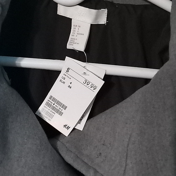 Gray pea coat - Picture 2 of 2